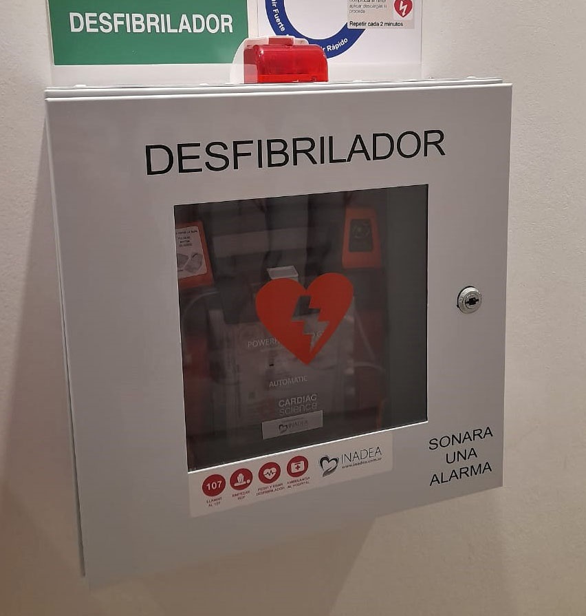 Capacitación para el uso del desfibrilador